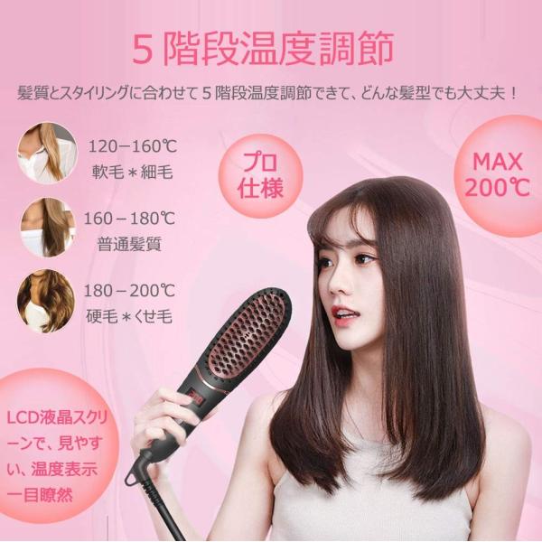 ストレートヒートブラシreak ミニストレート ブラシ ストレート ヘアアイロン マイナスイオン くし型アイロン 電熱ヘアブラシ ヘアストレ Prettyfunnyballoons Com