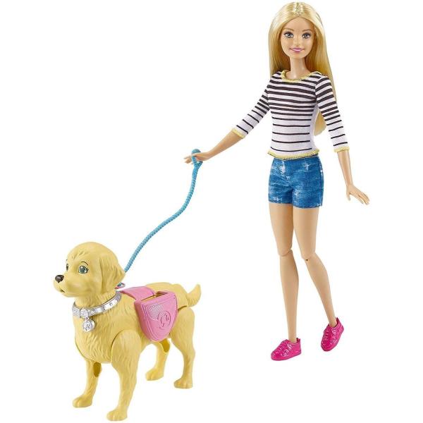 バービー人形barbie Girls 新作製品 世界最高品質人気 Walk And Potty Doll With Pup Blonde 並行輸入品