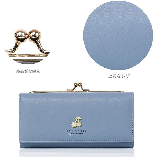 レディース 財布 三つ折り 長財布 大容量 がま口付き 小銭入れ 専用化粧箱付き スマホ入れ可 ウォレット 磁気防止 可愛い ギフト 人気