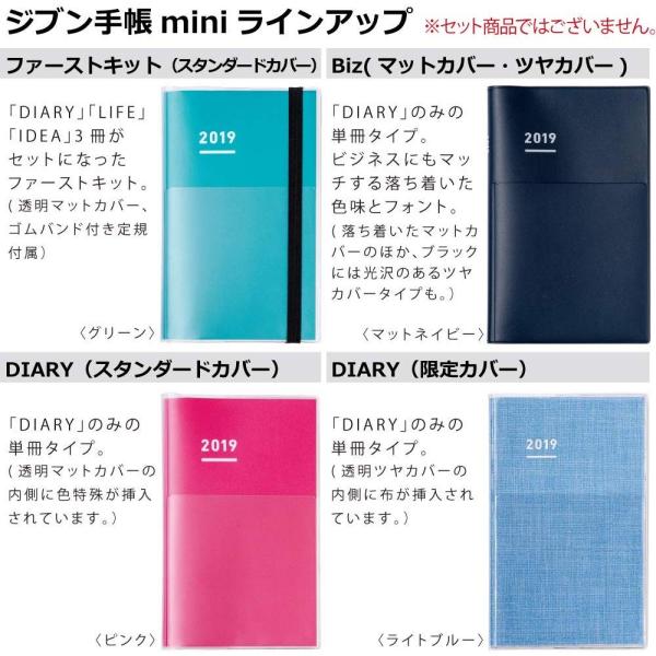 コクヨ ジブン手帳 Biz Mini 手帳 19年 1 ニ Jbm1d 19 スリム B6 受注生産品 マンスリーamp ウィークリー マットブラック