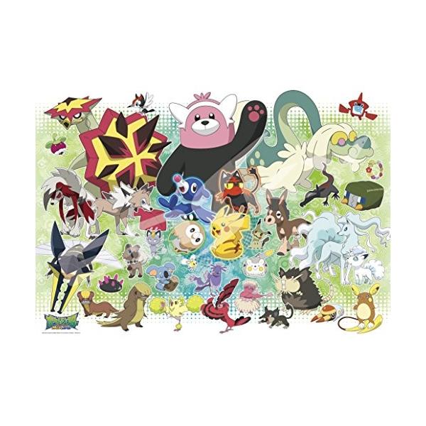 300ピース ジグソーパズル ポケットモンスター サンamp ムーン アローラ地方のポケモンたち ラージピース 38x53cm