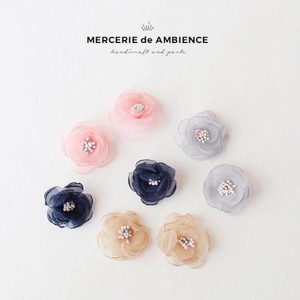 ペールカラーペップ付フラワーモチーフ 2個セットメール便対応 ビーズアンドパーツ アクセサリーパーツ 1 Ac 1903 08 手芸店 Mercerie De Ambience 通販 Yahoo ショッピング