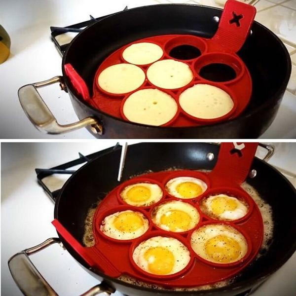 パンケーキメーカー パンケーキ 型 シリコン 焼き型リング ホットケーキ キッチン