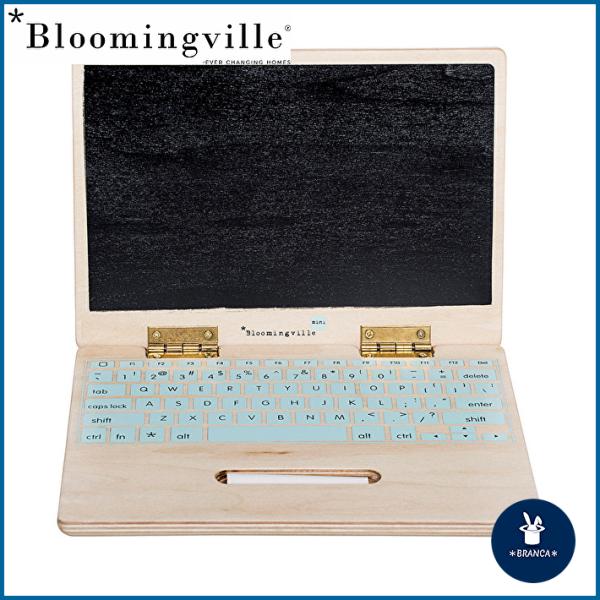 Bloomingville (ブローミングヴィル) 木製パソコン 黒板 ごっこ遊び 知育玩具 男の子 女の子 出産祝い 記念日 誕生日 プレゼント