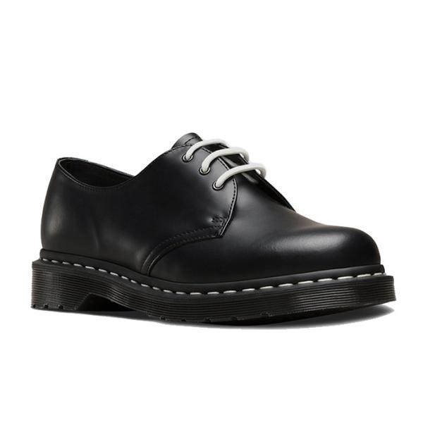 ドクターマーチン 1461 White Stitch Leather Shoes Black Smooth Leather メンズブーツ 価格比較 価格 Com