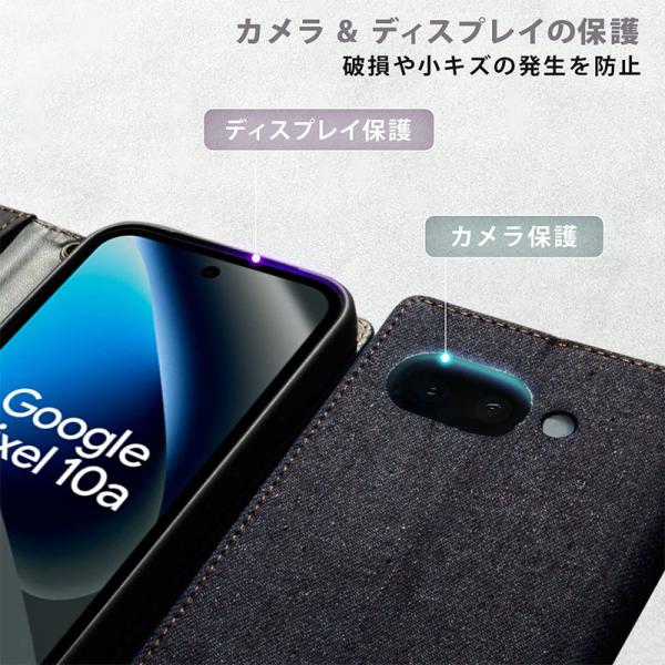 Google Pixel 10a �P�[�X �蒠�^ EDWIN �G�h�E�C�� �^�O�f�j�� Google Pixel 9a �P�[�X �u�����h �X�}�z�P�[�X �蒠 �O�[�O���s�N�Z���P�[�X ������� ���i�摜5
