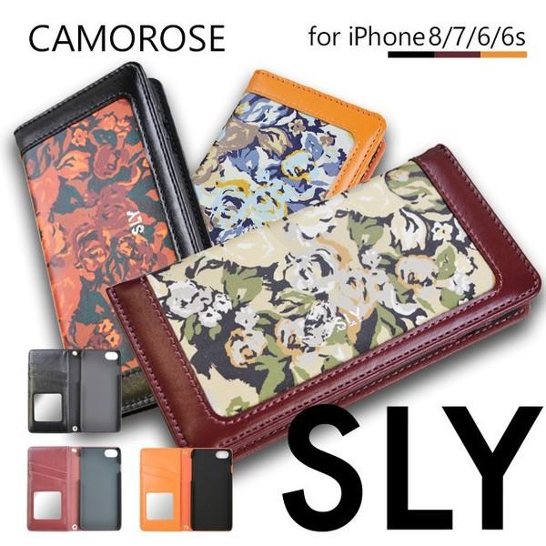スマホケース アウトレット 訳あり Iphone Se 第2世代 8 7 6s 6 Sly スライ ブランド Camo Rose 手帳 ケース Sly 8cr えむちゃんねる 通販 Yahoo ショッピング
