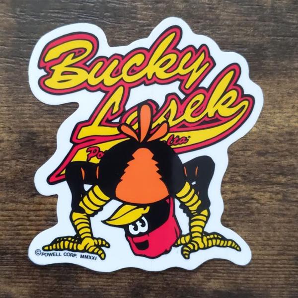 【ST-1071】 Powell Peralta skateboard sticker パウエル ペラルタ スケートボード ステッカー Bucky Lasek Stadium■カラー：イエロー系（クリアタイプ）■サイズ：縦9.2cm×横8c...