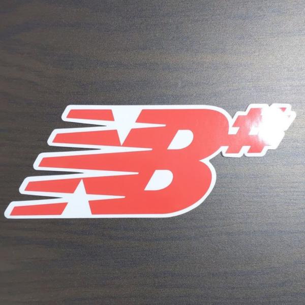 名入れ無料 St 874 New レッド ステッカー スケートボード ニューバランス Sticker Skateboard Balance ステッカー Www We Job Com