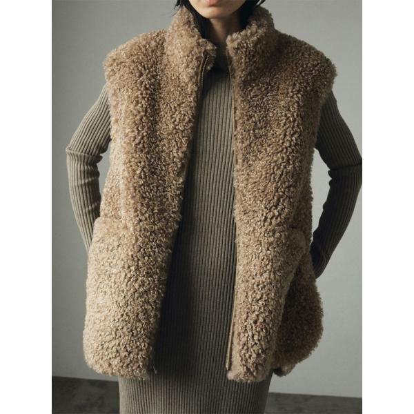 アンミヌ unminou♥新品未使用 エコファーベスト anuke 【限定SALE】 アンヌーク 即日発送 Eco Fur Vest 62420102