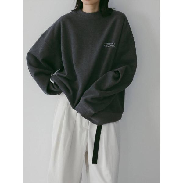 anuke（アンヌーク） 即日発送 Embroidery Logo Sweat 62610606 エン