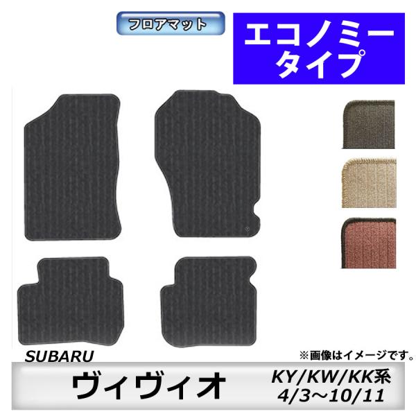 S*Y様 SUBARU ヴィヴィオ A型 KK4 GX-R フロアマット m-k-m-k_vivi1