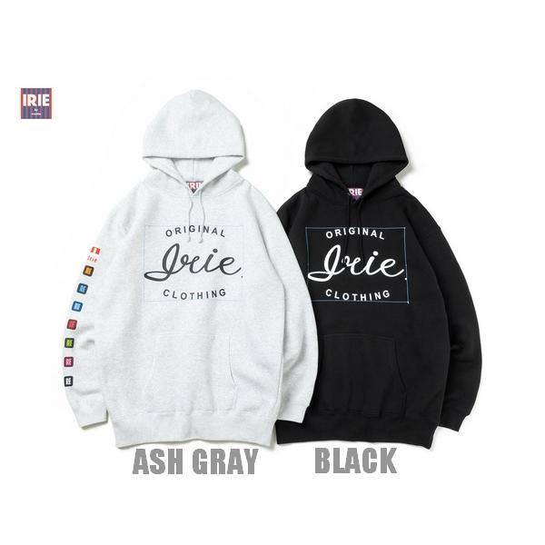 IRIE アイリー 裏起毛　ハーフジップロゴ IRIE アイリー 裏起毛ハーフジップロゴ