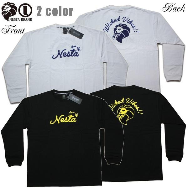 NESTA BRAND（ネスタブランド） 長袖Tシャツ ドロップショルダーサガラ 