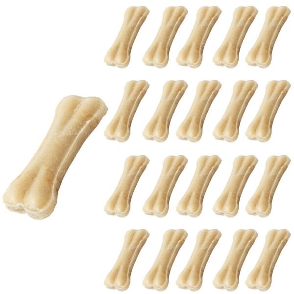 Nana ローハイドカルシウムボーン約8cm 20本セット 犬用ガム 噛むこと