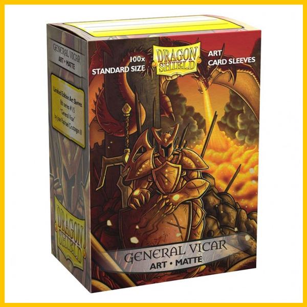 ドラゴンシールド アートスリーブ General Vicar マットスタンダードサイズ 100枚入り メモリーオンラインショップ 通販 Yahoo ショッピング