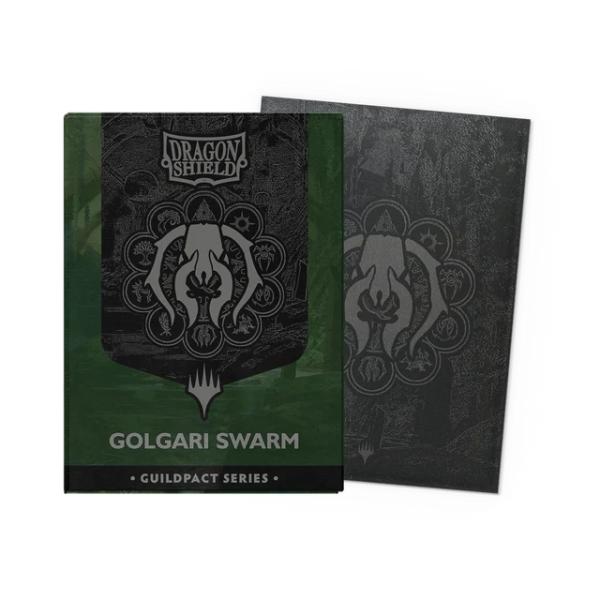 ドラゴンシールド ギルドパクトシリーズ  Golgari Swarm License Sleeves AT-16510 スタンダードサイズ (100枚入り)