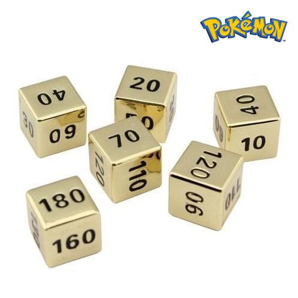 ポケモンカードゲーム 海外限定 メタルダメージダイス ゴールド
