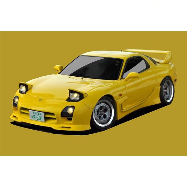 電飾映え系魔改造RX-7！ATLAS YM-34シャーシ　車載側AMメカつき 電飾映え系魔改造RX-7！ATLAS YM-34シャーシ 車載側AMメカ