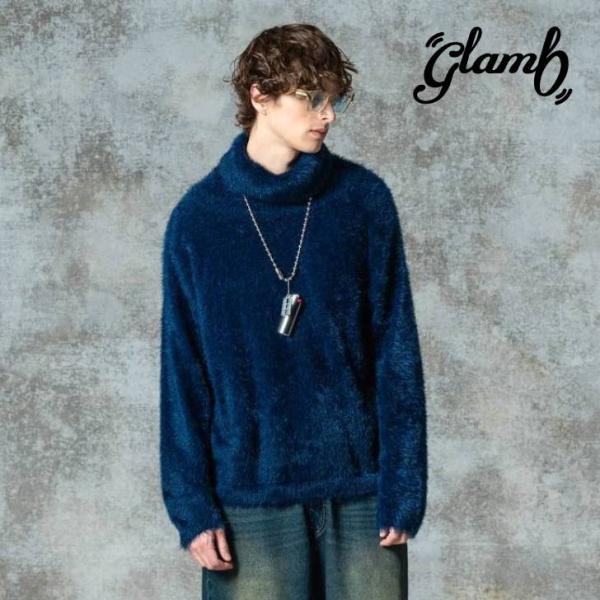 glamb（グラム） お取り寄せ商品 ニット メンズ Feather Turtle Neck