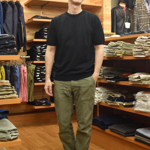 MOONCASTLE (ムーンキャッスル) IC1 ICE COTTON CREW NECK ブラック