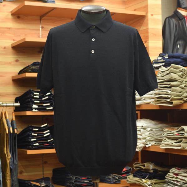 MOONCASTLE (ムーンキャッスル) IC2 ICE COTTON POLO NECK ブラック