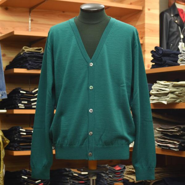 MOONCASTLE（ムーンキャッスル） WOOL CARDIGAN MC4 グラスグリーン
