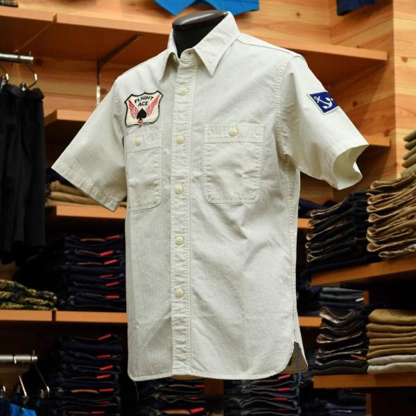 00s-BUZZ RICKSON's バズリクソンズ 半袖シャツ コントラクター m-s-sato_mssbr36151off