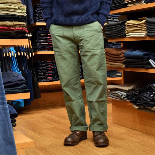 Japan Blue Jeans ジャパンブルージーンズ モダンミリタリーベイカーパンツ バックサテン硫化染め オリーブ Buyee 日本代购平台 产品购物网站大全 Buyee一站式代购 Bot Online