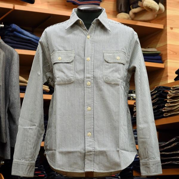 D222114 SUGAR CANE ヒッコリー ロングスリーブシャツ D222114 SUGAR CANE ヒッコリー ロングスリーブシャツ