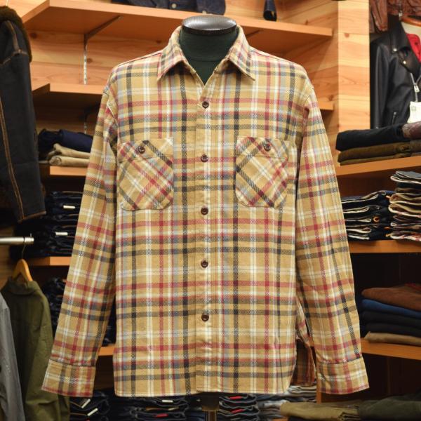 SUGAR CANE (シュガーケーン) ツイルチェック 長袖ワークシャツ