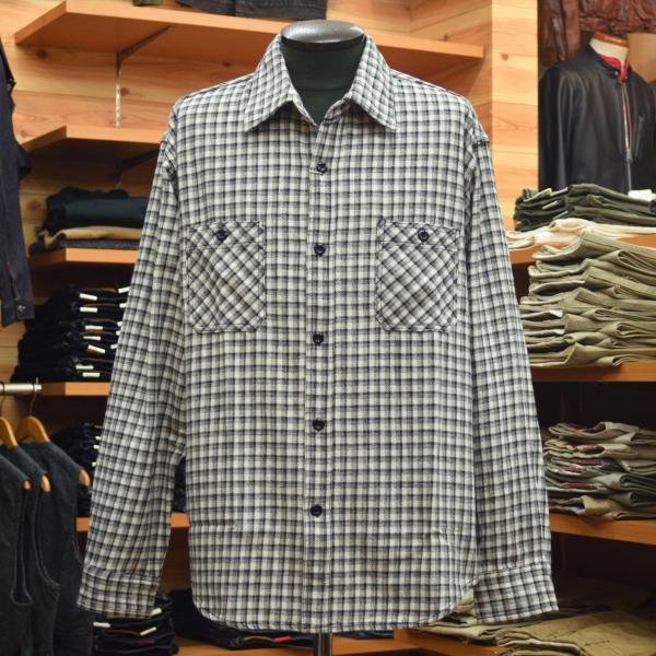 SUGAR CANE シュガーケーン シャツ 長袖 メンズ レディース おしゃれ綿 100% SMALL PLAID L/S WORK SHIRT チェックシャツ ワークシャツ Add Human Labor SC29207 m-s-sato_sc29207off