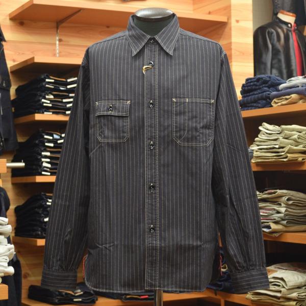 suga 纏め売り SUGAR CANE (シュガーケーン) 8.5oz ブラックウォバッシュストライプ