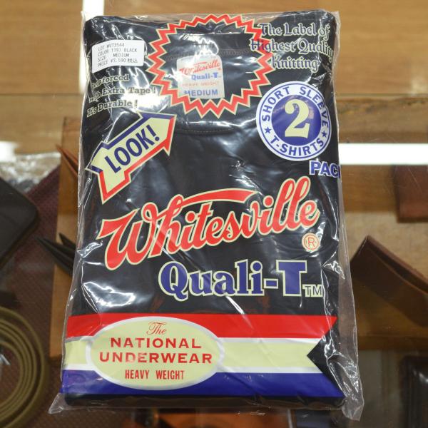 WHITESVILLE (ホワイツビル) 2-PACK T-SHIRT WV73544 BLACK