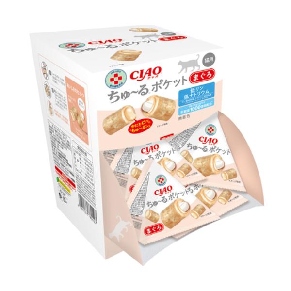 INABA ちゅ〜る いなば ちゅーるポケット 猫用 マグロ味 1箱(13粒×20袋