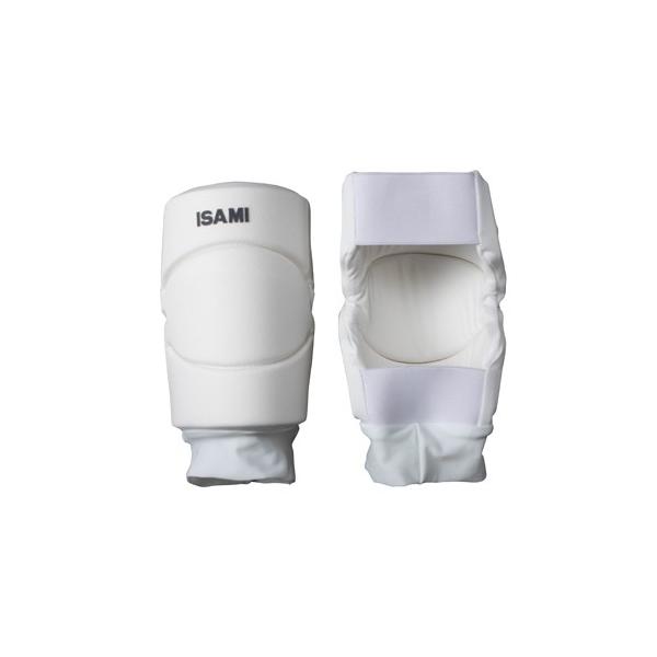 ヒザの形状に合わせ　３つのパッドで動きやすさ抜群！！ 一押し売れてます!　＜３パーツ構造＞パッドを３パーツにし動きに対応。安全性も確保！＜ストップゴム、トリコット＞パッドのズレを軽減させるゴムとトリコット素材を使用！３つのパッドで動きやすい...