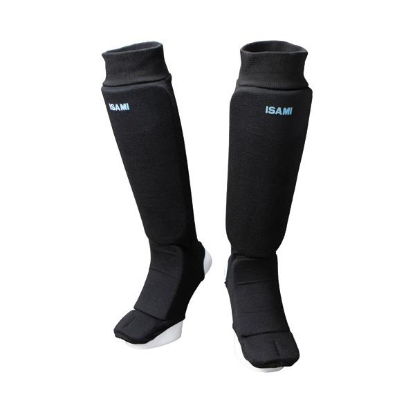 ■商品特徴ISAMI L-250 トータルレッグガードフルコンタクト空手での大定番足サポーター様々な道場で使用されています。つま先のケガ防止！指先までカバーするスネサポーター 足の指先までカバーします。足の動きに対応する為、スネと甲で分割し...