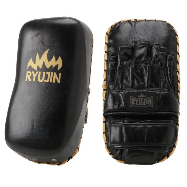 本革キックミット RYUJIN 本革 ハイブリッド パンチング＆キックミット（左右セット