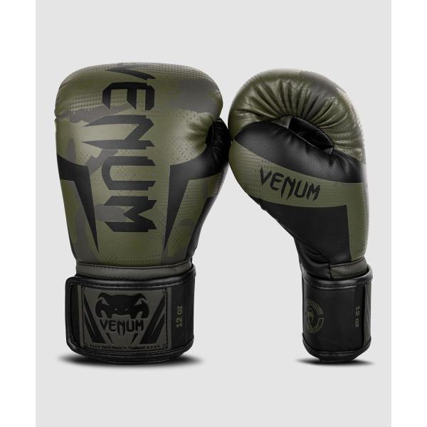 VENUM ボクシング グローブ ELITE BOXING GLOVES （カーキ×カモ