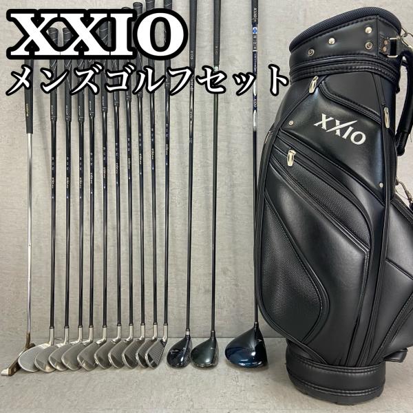 XXIO - XXIO　ゼクシオ　DUNLOP　ダンロップ　メンズゴルフ14本セット　カーボン　右利き用　キャディバッグ　ヘッドカバー　初心者おすすめ XXIO ゼクシオ メンズゴルフ14本セット カーボン R 右利き用