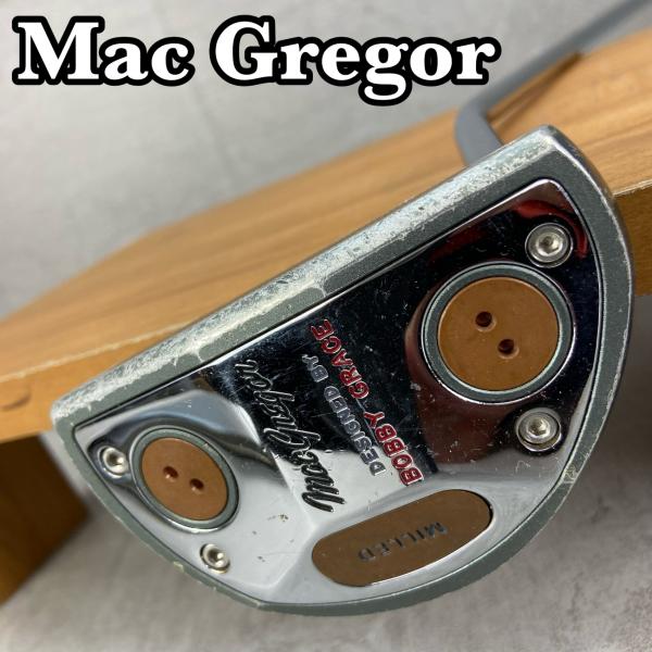 MacGregor - MacGregor　マグレガー　BOBBY　GRACE　ボビーグレース　メンズゴルフパター　スチール　右利き用　PT　マレット型　33インチ　537g MacGregor マグレガー BOBBY GRACE ボビーグレース メンズゴルフパター