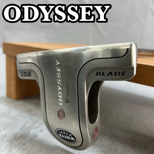 Odyssey ホワイトスチール 2-Ball Blade 2 パター オデッセイ／ホワイト・スチール／ホワイト・スチール 2・ボール