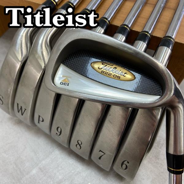 タイトリスト 822・OS メンズゴルフ アイアンセット 8本 S 右利き用
