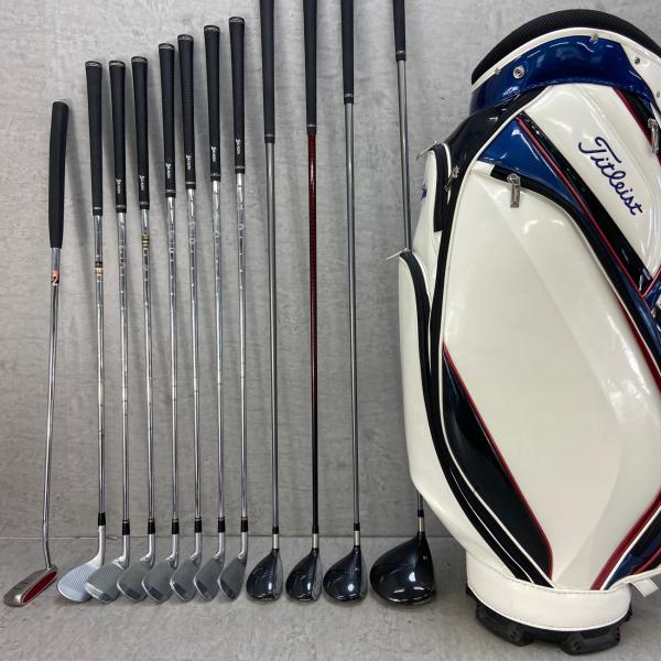 タイトリスト 　スリクソン　メンズゴルフ12本セット　右利き用　キャディバッグ Titleist タイトリスト SRIXON スリクソン メンズゴルフ12本セット 右