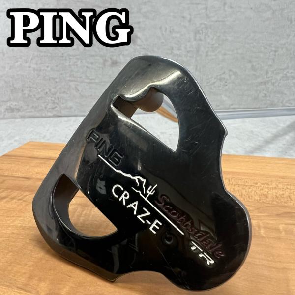 PING - PING　ピン　Scottsdale　CRAZ-E スコッツデール　メンズゴルフパター　スチール　右利き用　PT　34インチ　約573g　ネオマレット型 PING ピン Scottsdale CRAZ-E スコッツデール メンズゴルフ