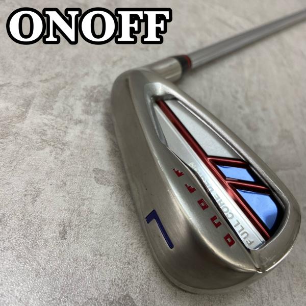 美品 ONOFF オノフ AKA 2020 7番単品アイアン カーボン硬さR ONOFF 保証書無し商品 グローブライド 2020年 AKA オノフ