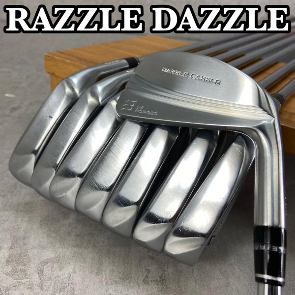 ラズルダズル　フォージド　メンズゴルフ　アイアン8本セット　スチール　S RAZZLE DAZZLE ラズルダズル FORGED フォージド メンズゴルフ