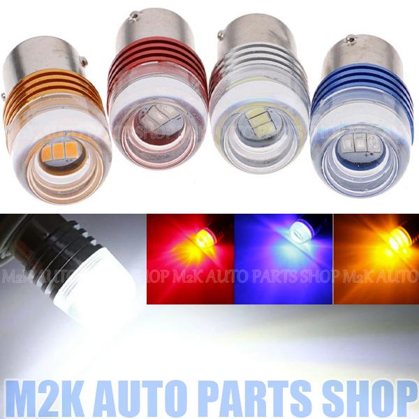 ストロボ LED 2個 ホワイト ブレーキライト S25 ダブル球 テール 3連 