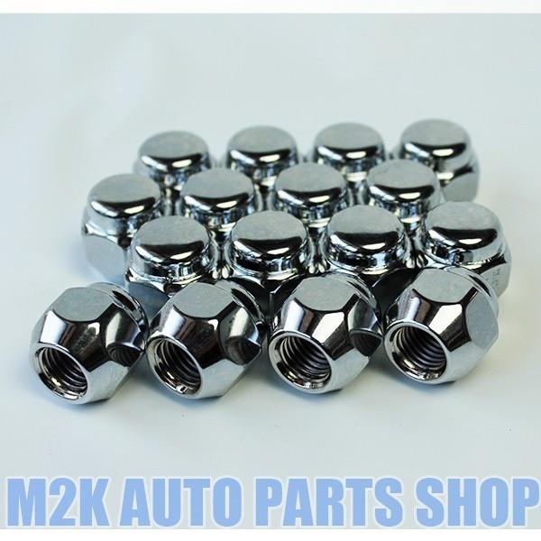 ホイールナット 16個 メッキ ショートナット M12 P1.25 21HEX 60度 nissan 全般 ニッサン 軽自動車 汎用 日産 メッキショートナット