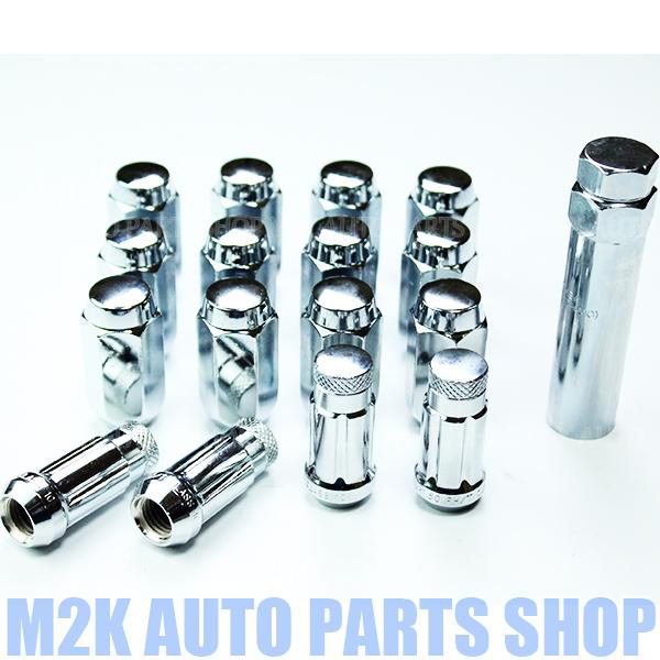 ロックナット 45mm ロングナット 16個 ホイールナット 袋ナット M12 P1 5 P1 25 21hex メッキナット コンパクトカー 国産車 Mk Etc Ch45mm Lock16p M2k Auto Parts 通販 Yahoo ショッピング